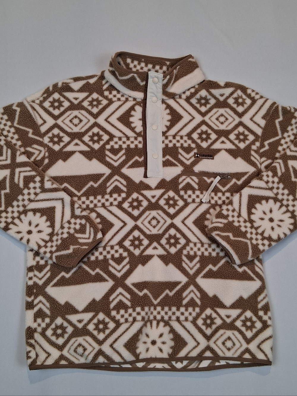 Columbia Mens Helvetia Half Snap Fleece Pullover Size XL Gorpcore Granola Y2k